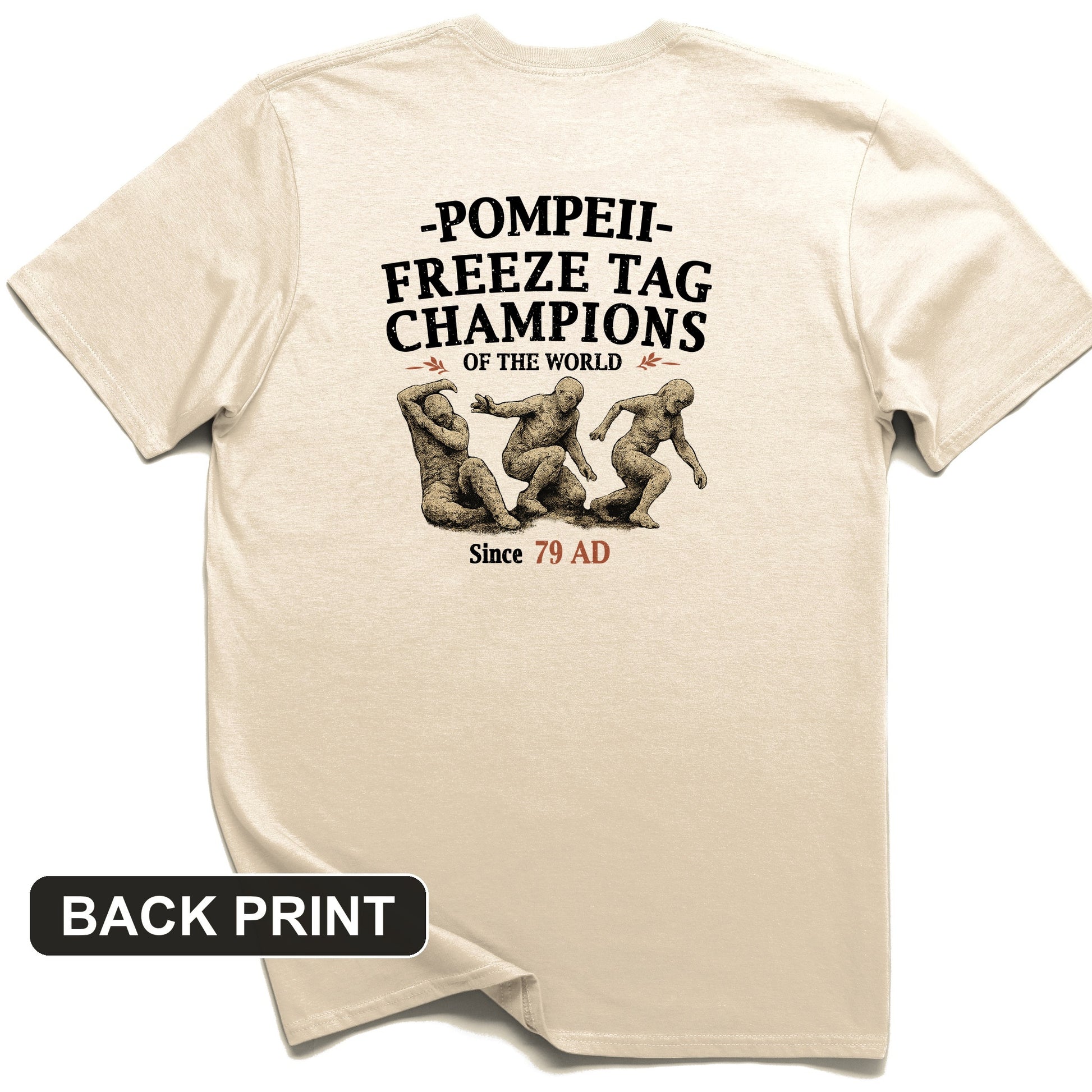 Freeze Tag Back Print T-Shirt