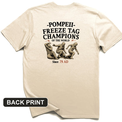 Freeze Tag Back Print T-Shirt