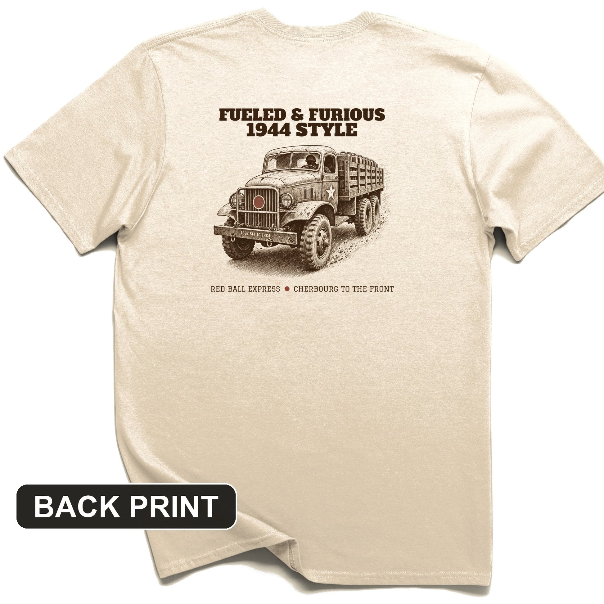 Fueled and Furious Back Print T-Shirt