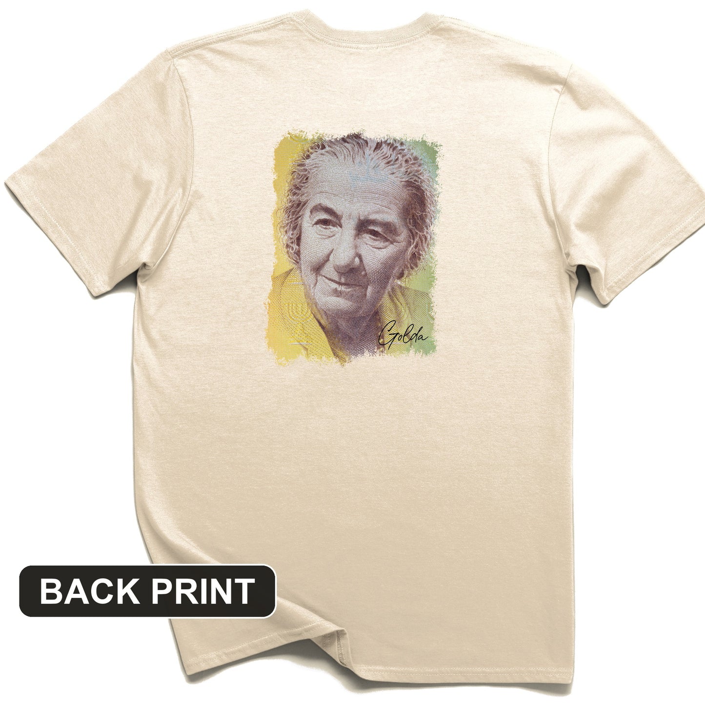 Golda Meir Back Print T-Shirt