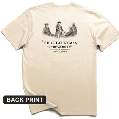 Greatest Man Back Print T-Shirt