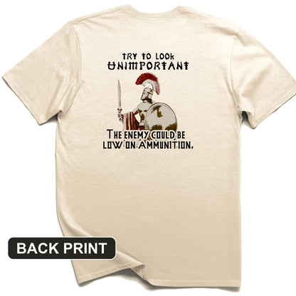 Greek Logic Back Print T-Shirt