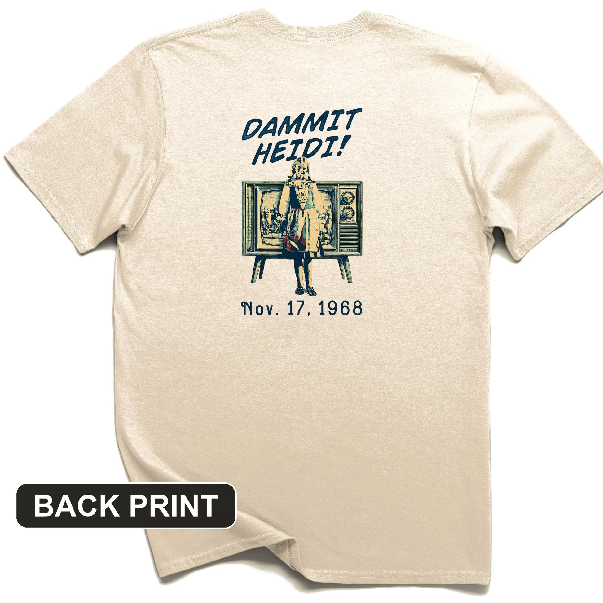 Heidi Bowl Back Print T-Shirt
