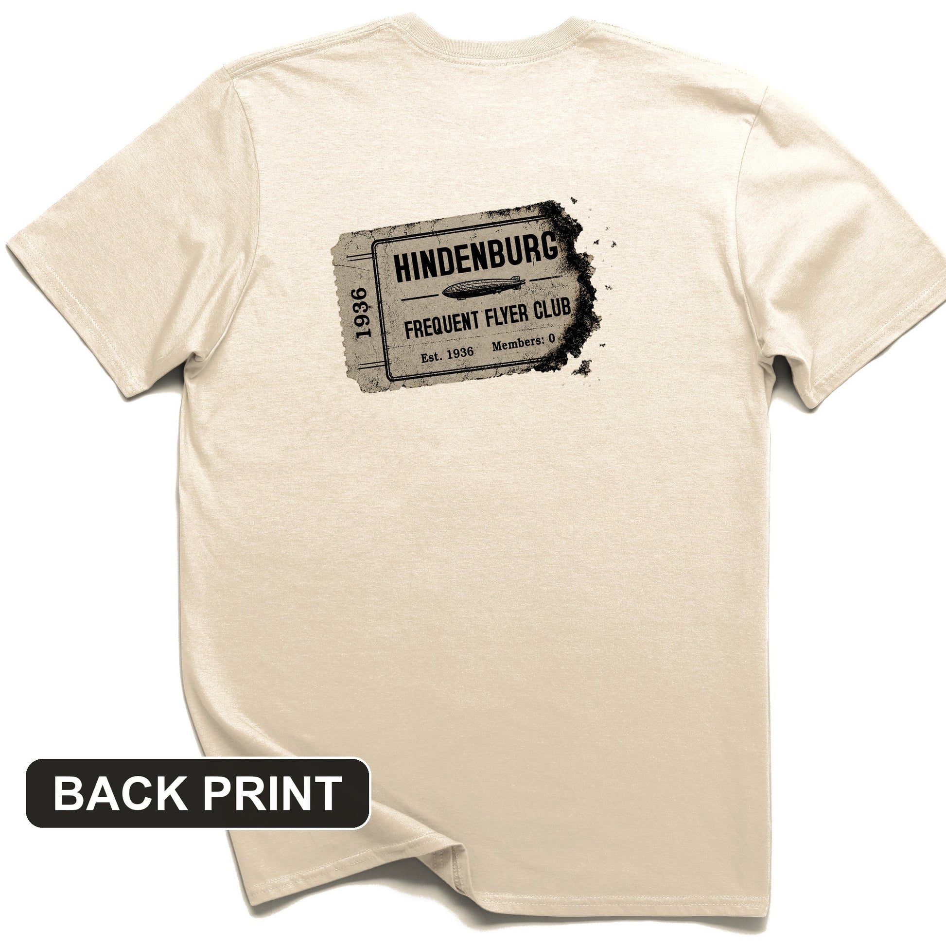 Hindenburg Back Print T-Shirt