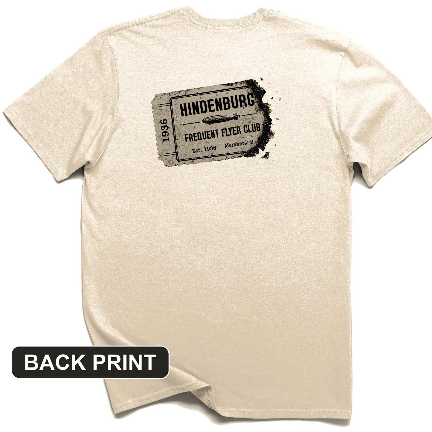 Hindenburg Back Print T-Shirt