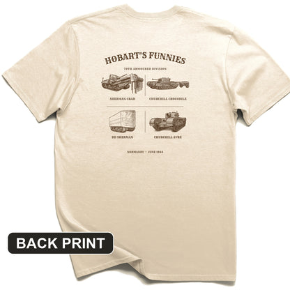 Hobart's Funnies Back Print T-Shirt