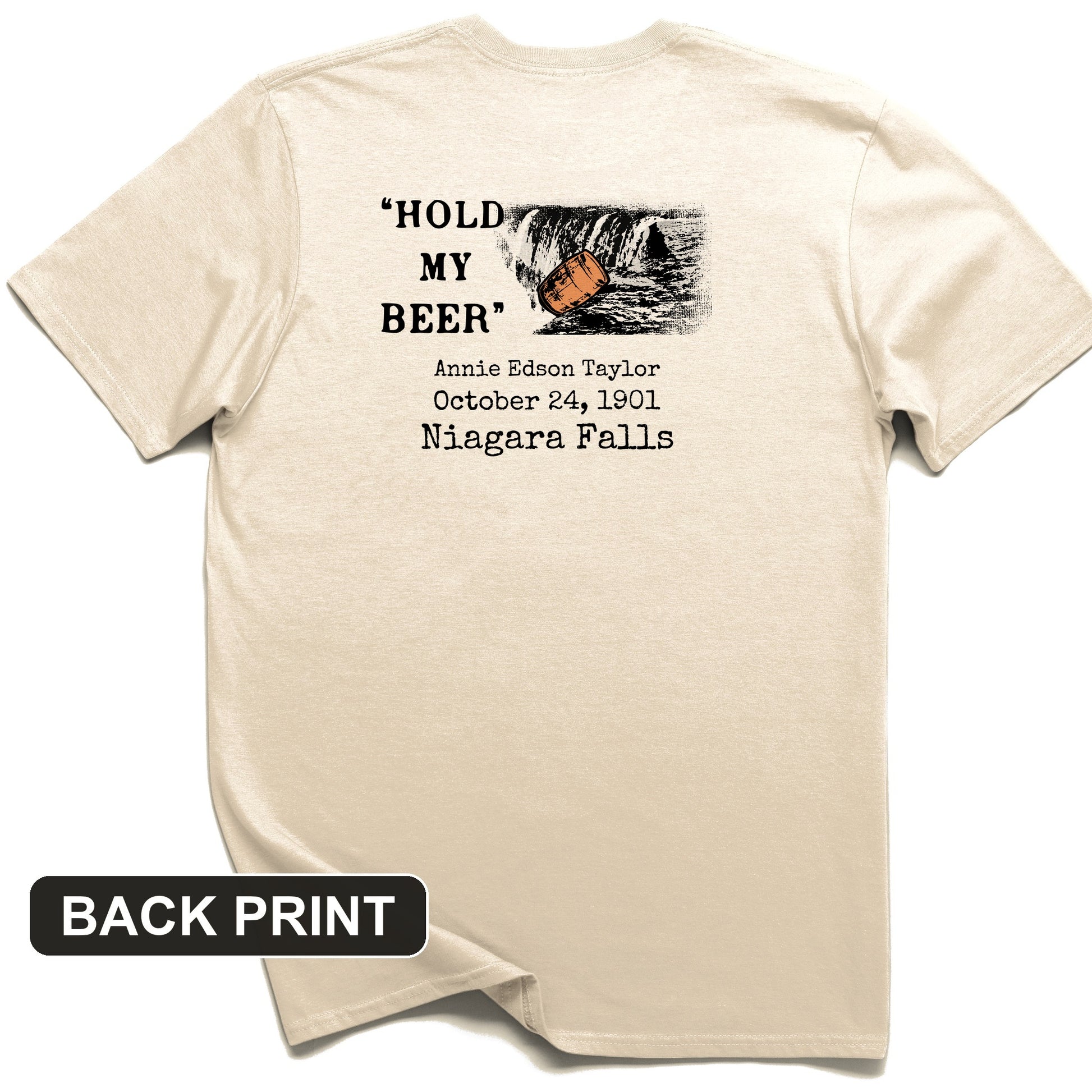 Hold My Beer Back Print T-Shirt