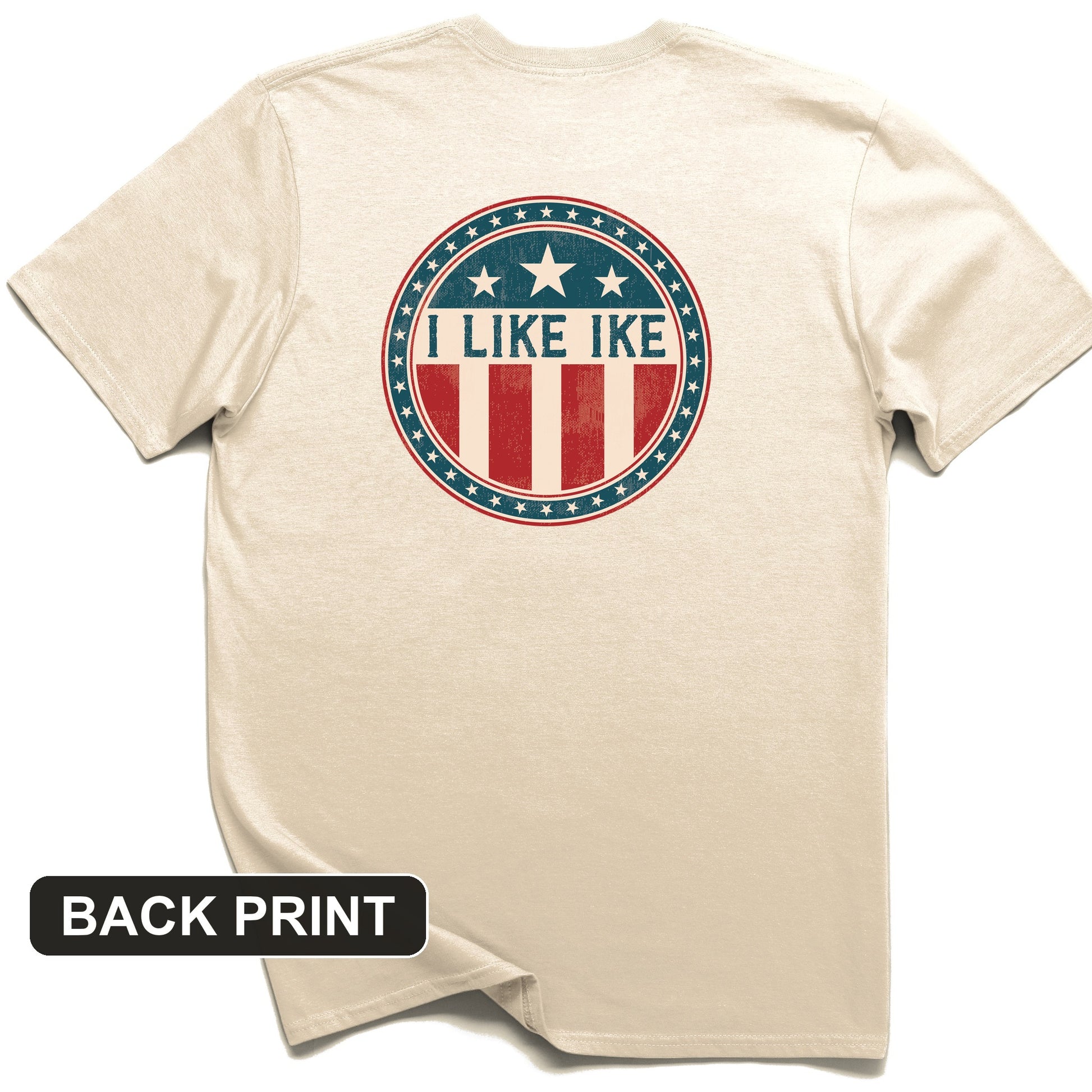 I Like Ike Back Print T-Shirt