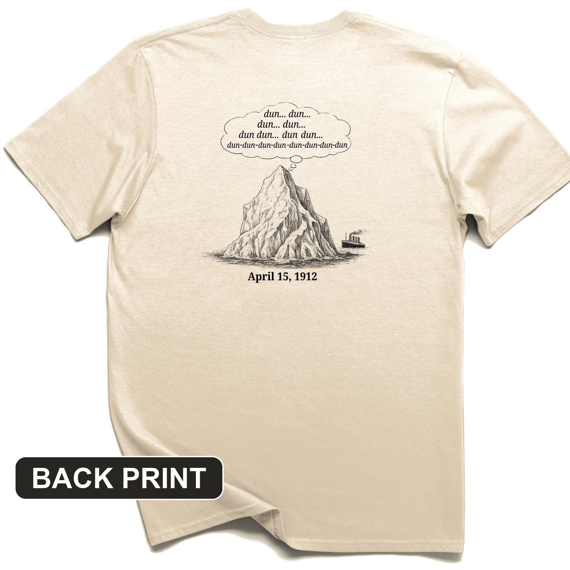 Iceberg Jaws Back Print T-Shirt