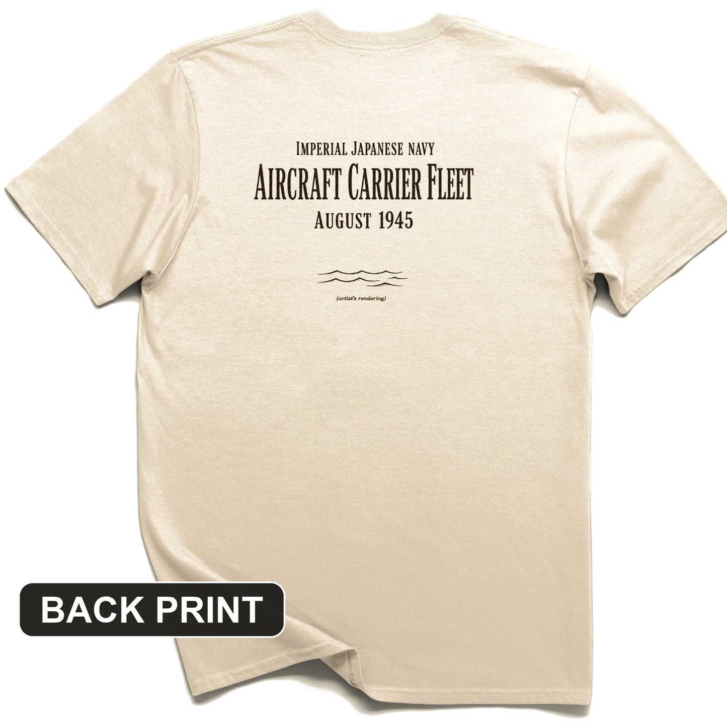 IJN Aircraft Carriers Back Print T-Shirt