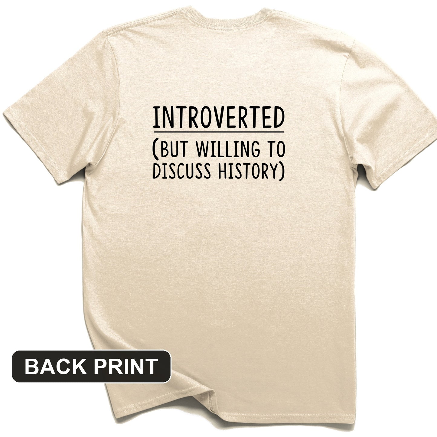 Introverted Back Print T-Shirt