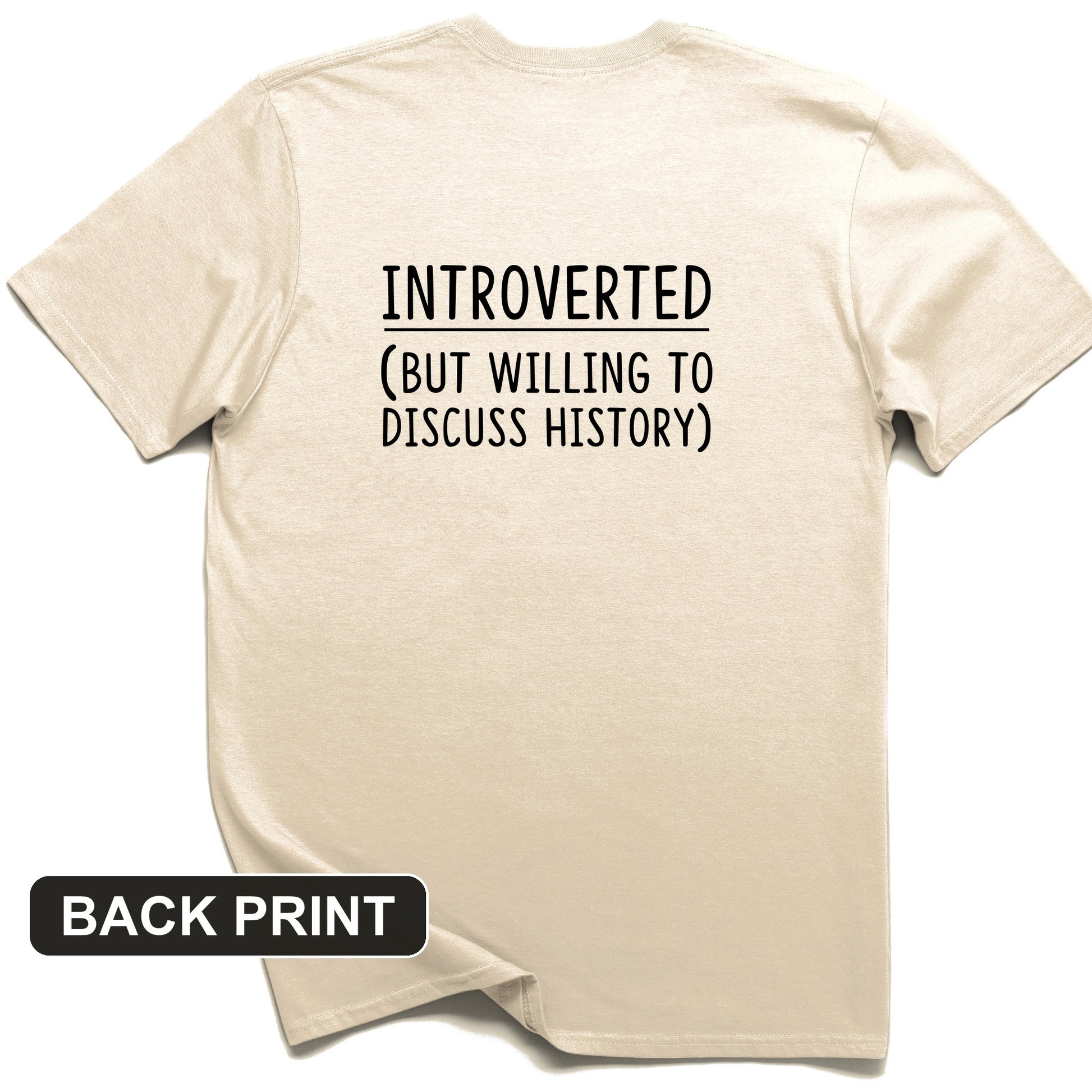 Introverted Back Print T-Shirt