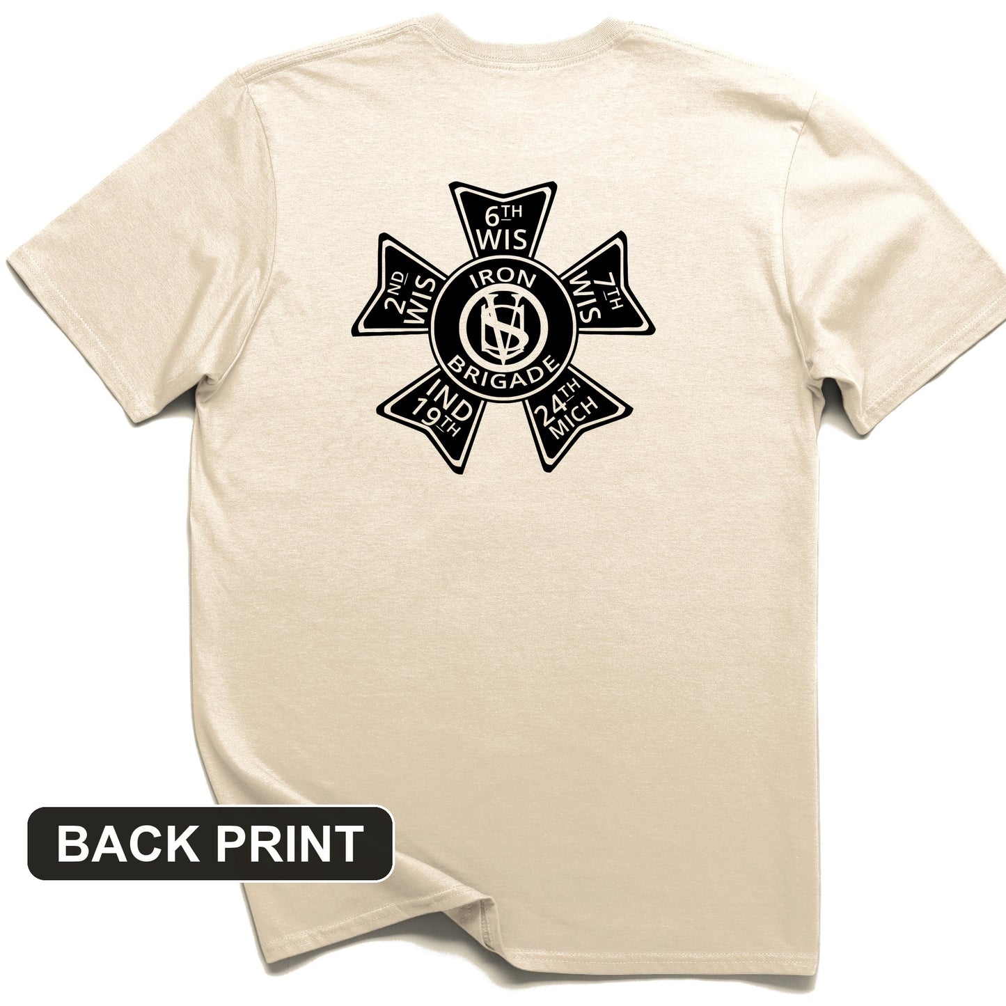 Iron Brigade Back Print T-Shirt