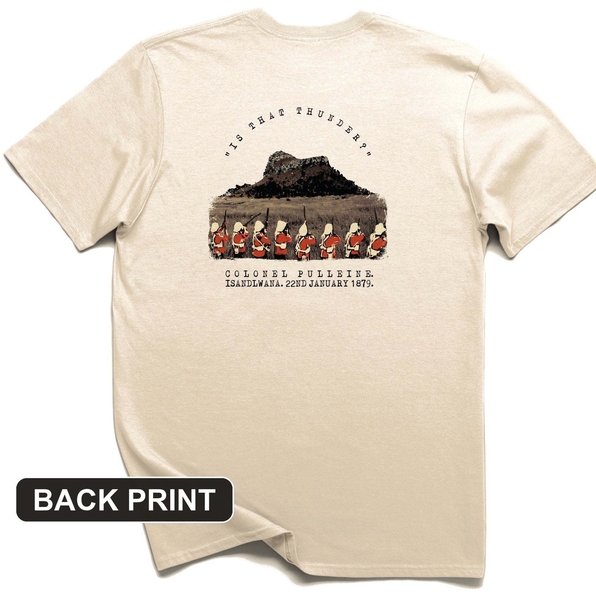Isandlwana Back Print T-Shirt