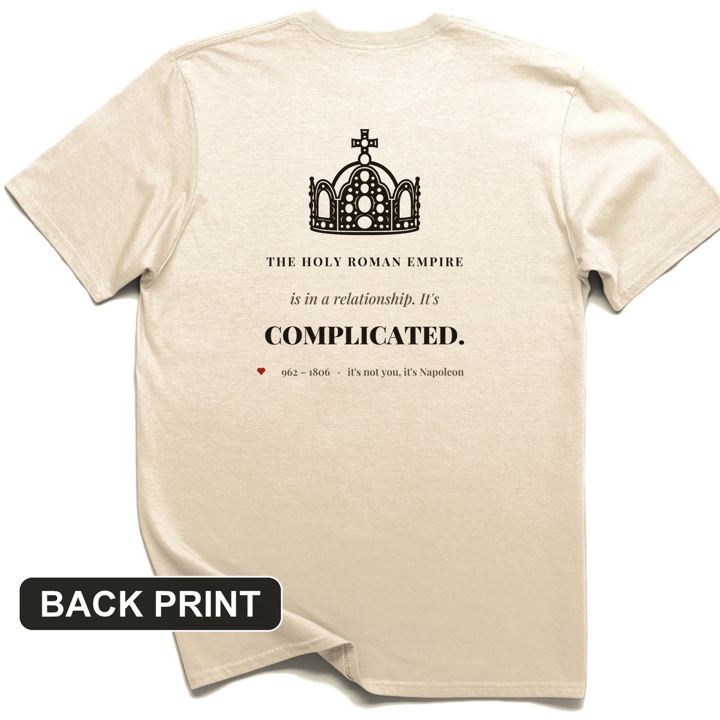 Its Complicated Back Print T-Shirt