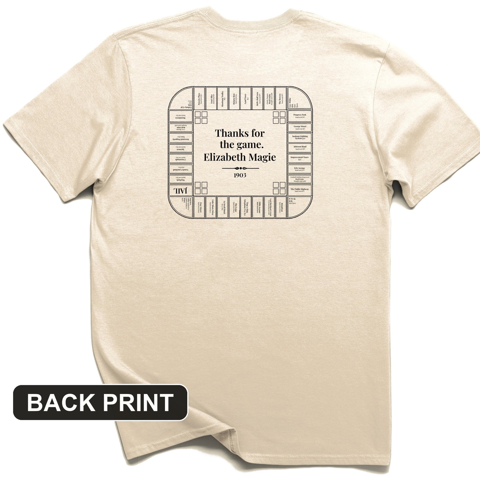 Landlords Game Back Print T-Shirt
