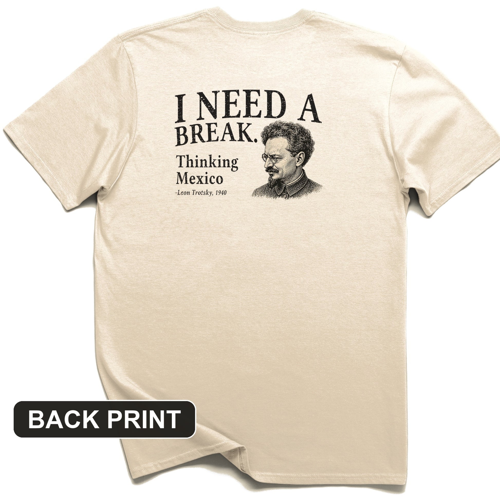 Leon Trotsky Mexico Back Print T-Shirt