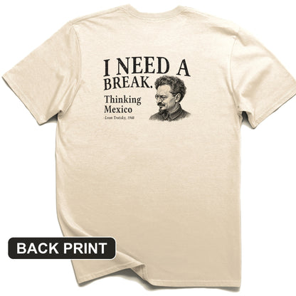 Leon Trotsky Mexico Back Print T-Shirt