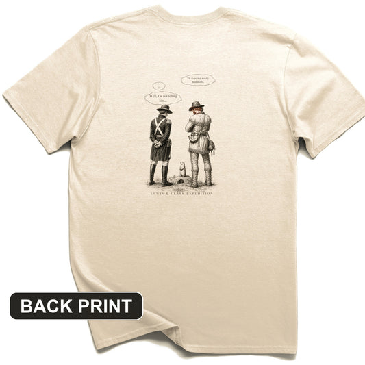 Lewis and Clark Prairie Dog Back Print T-Shirt