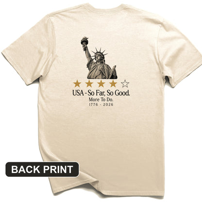 Liberty So Far So Good Back Print T-Shirt