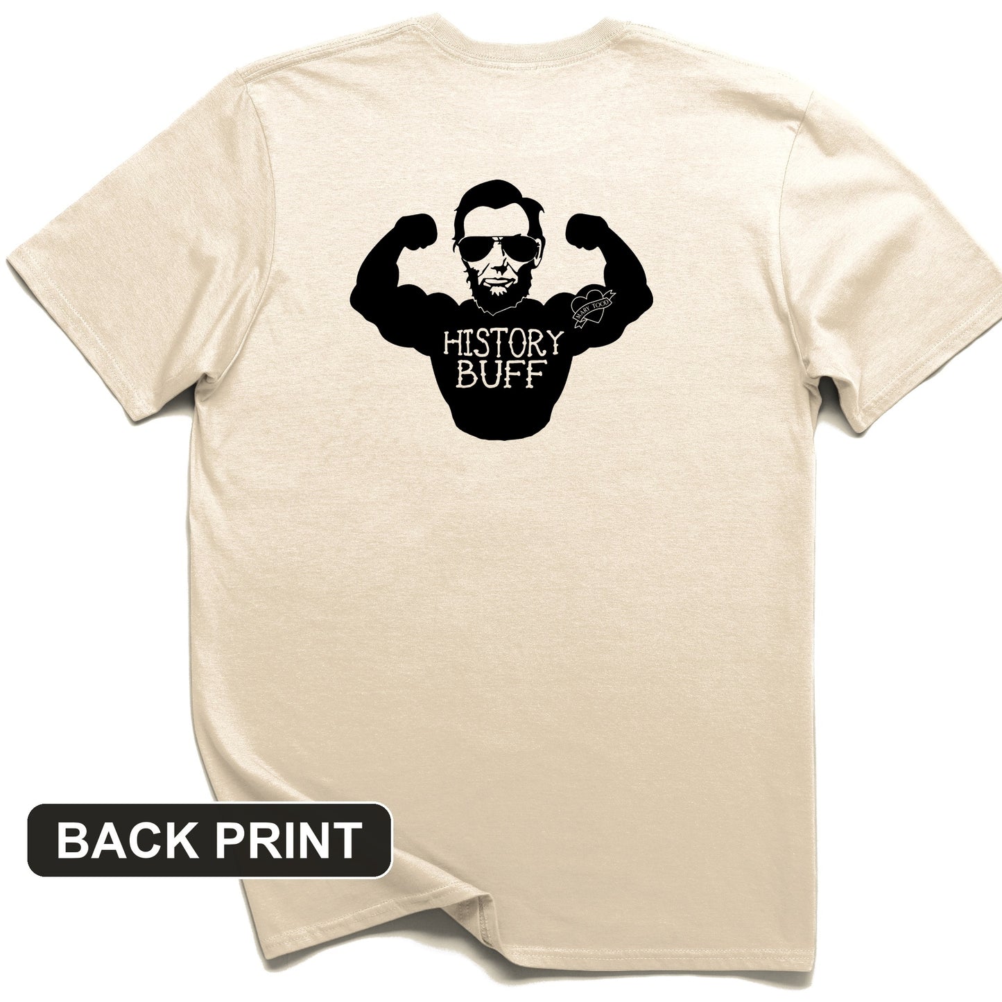 Lincoln History Buff Back Print T-Shirt