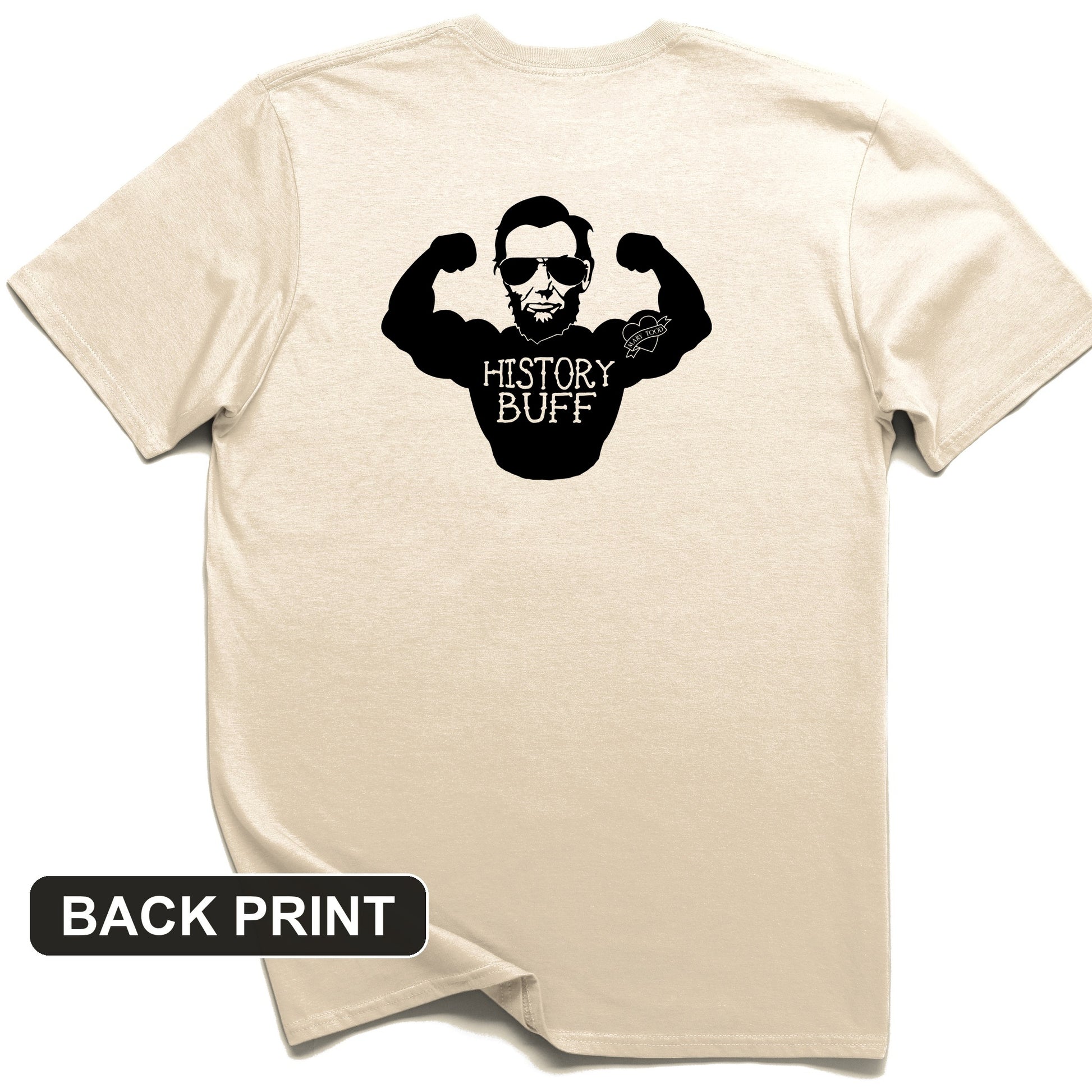 Lincoln History Buff Back Print T-Shirt
