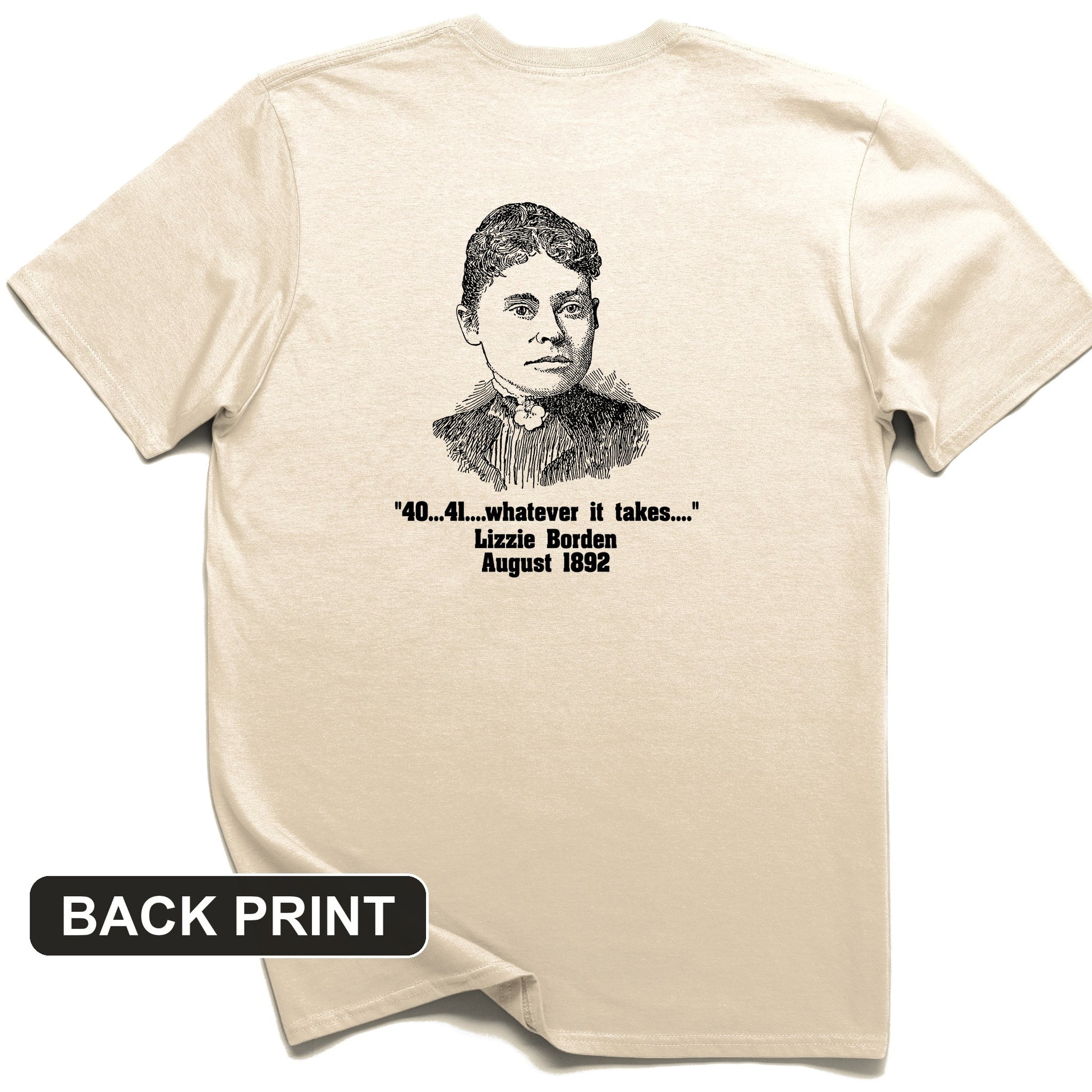 Lizzie Borden Back Print T-Shirt