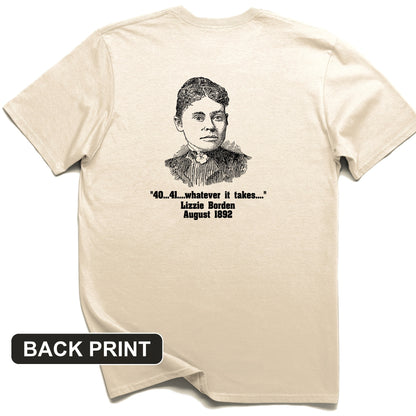 Lizzie Borden Back Print T-Shirt