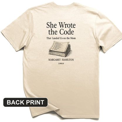 Margaret Hamilton Back Print T-Shirt