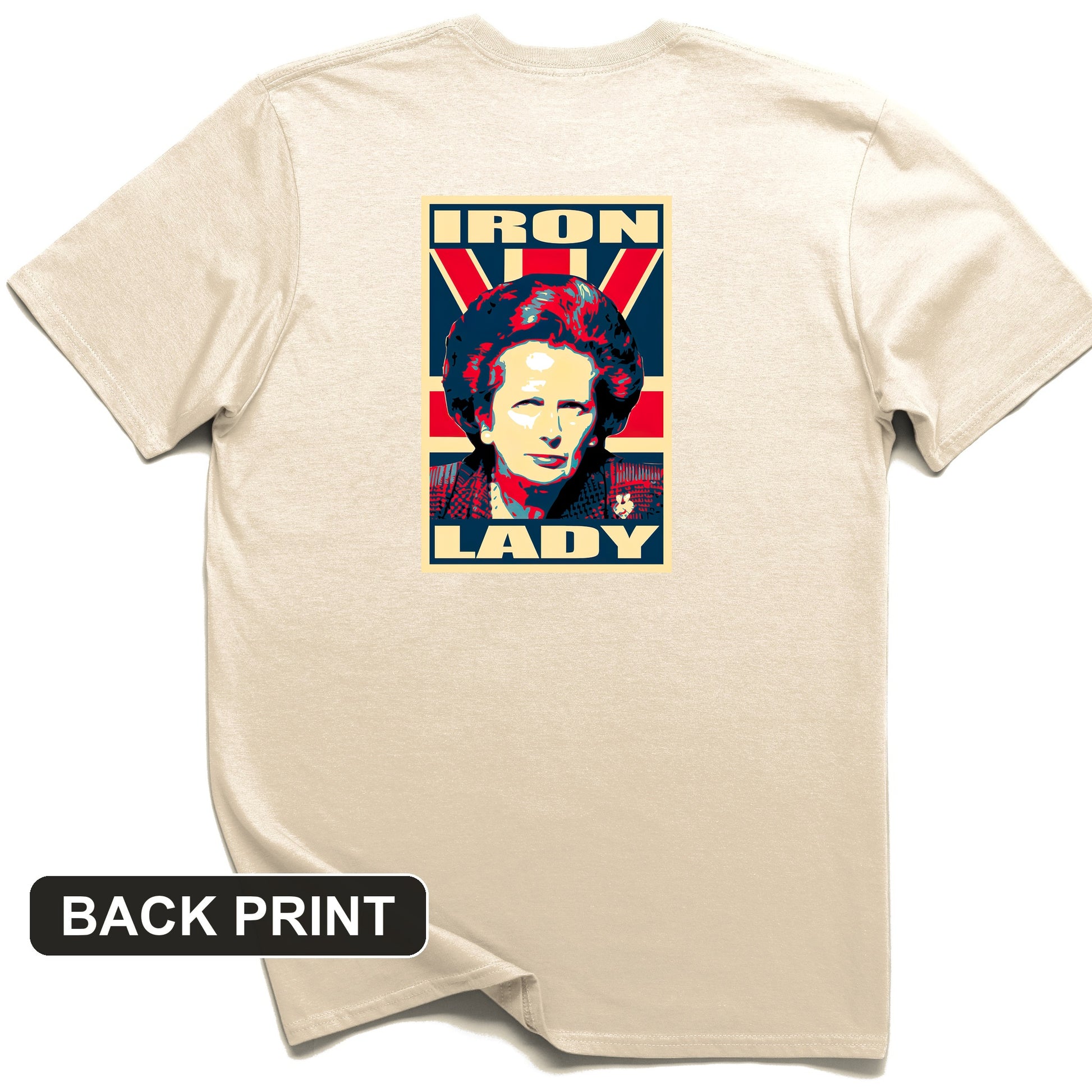 Margaret Thatcher Back Print T-Shirt