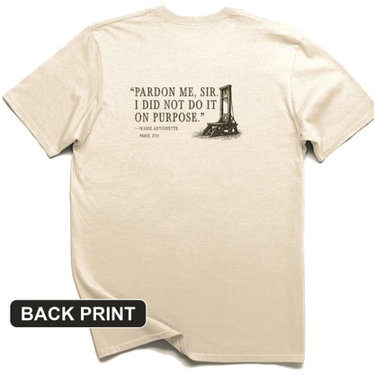 Marie Antoinette Back Print T-Shirt