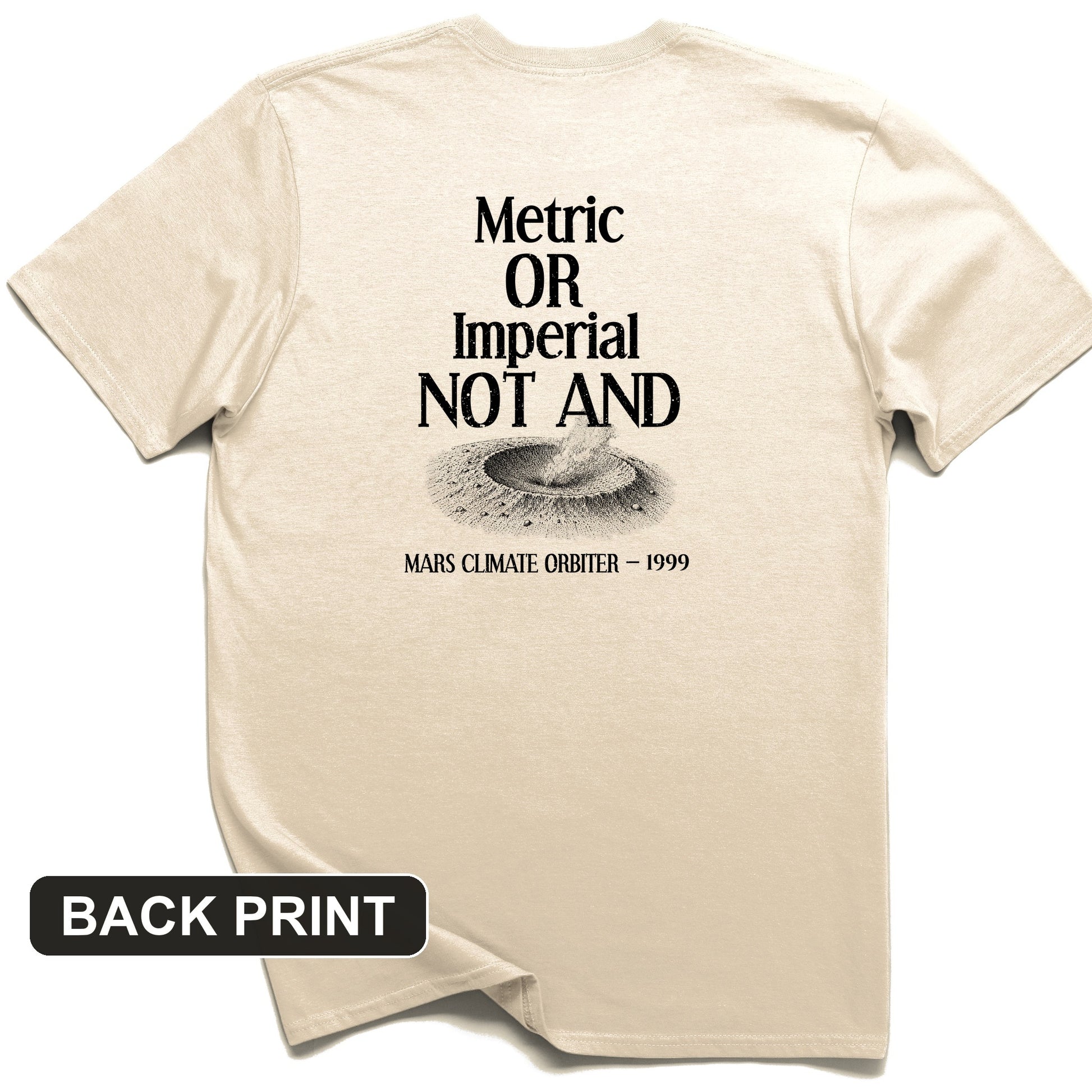 Mars Lander Back Print T-Shirt