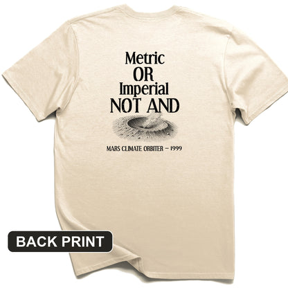 Mars Lander Back Print T-Shirt