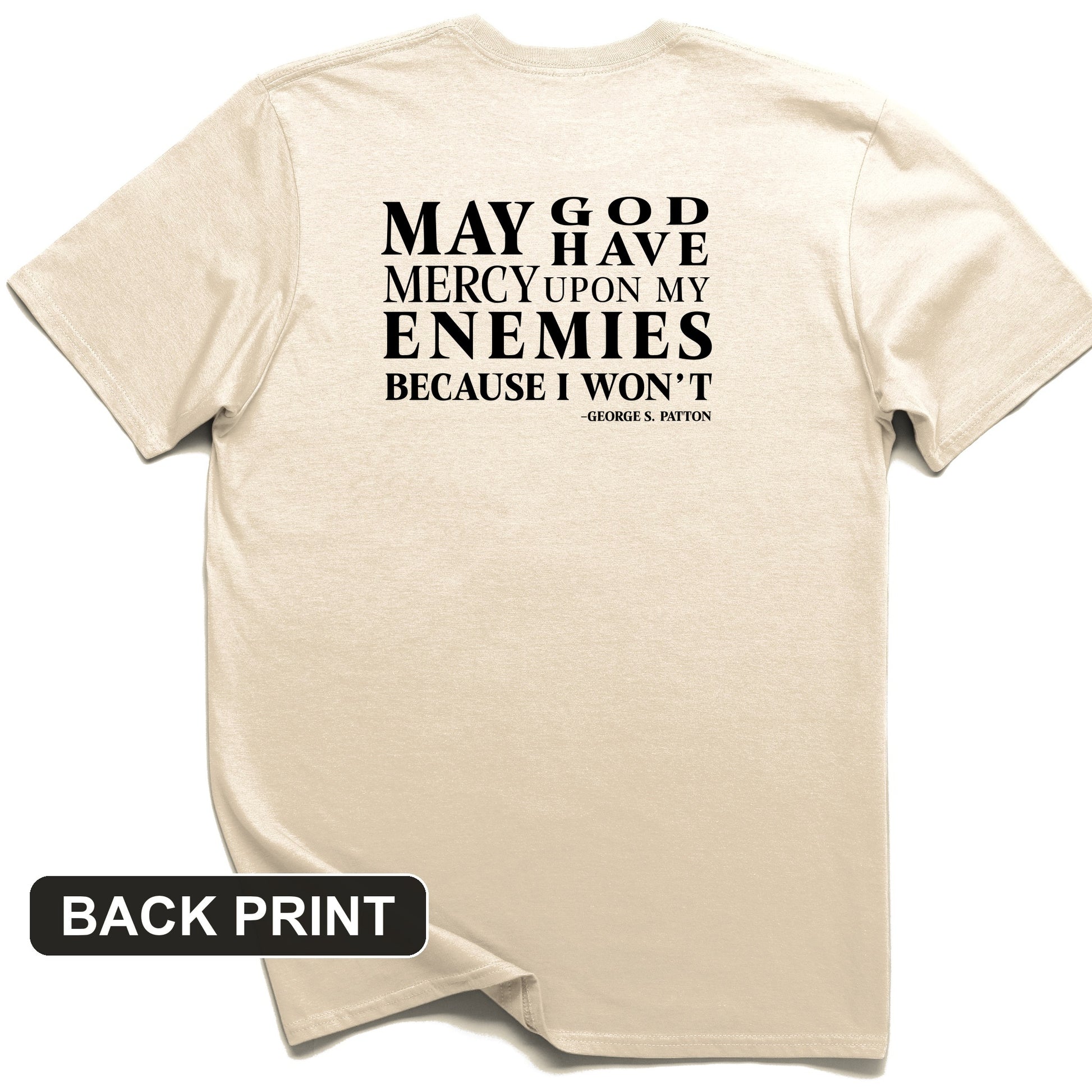 May God Have Mercy Back Print T-Shirt
