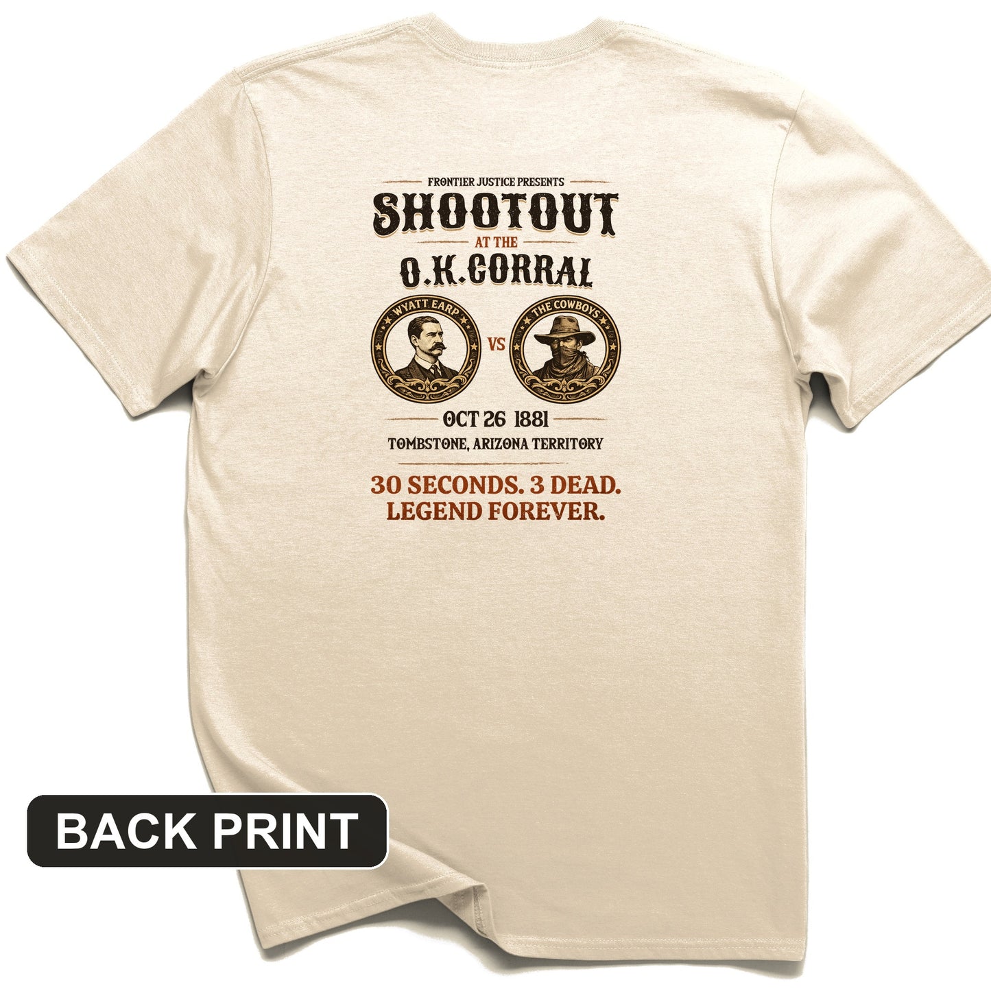 OK Corral Back Print T-Shirt