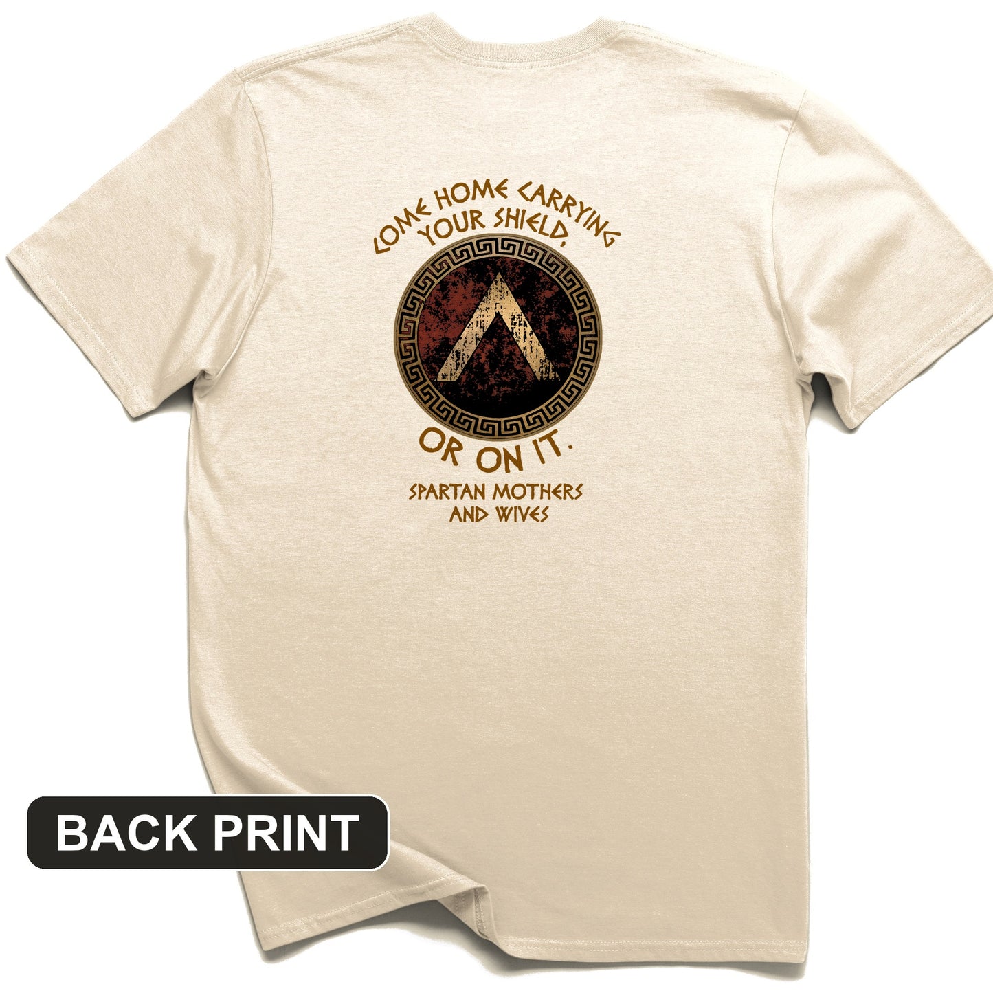 On Your Shield Back Print T-Shirt