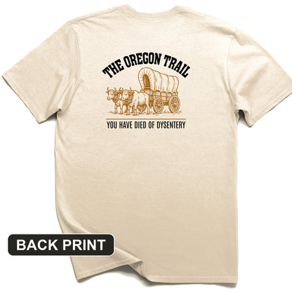 Oregon Trail Dysentery Back Print T-Shirt