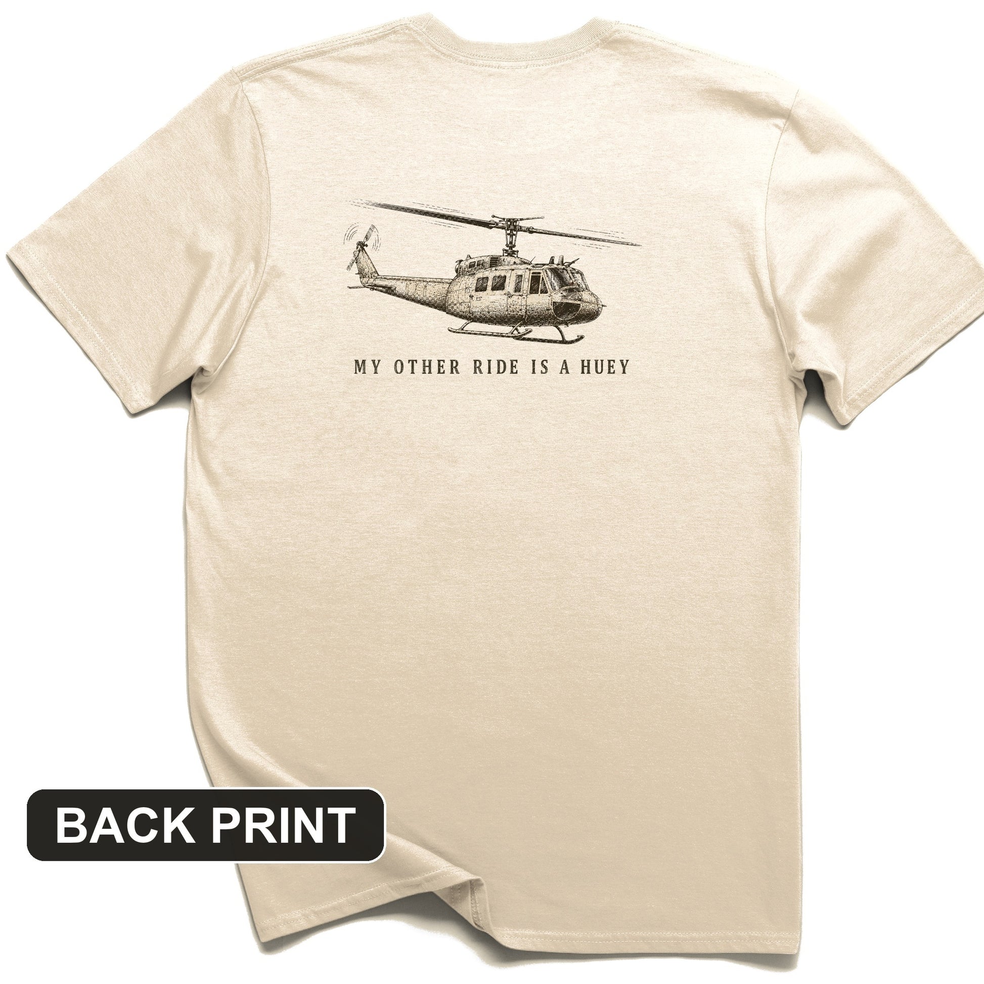 Other Ride Is A Huey Back Print T-Shirt