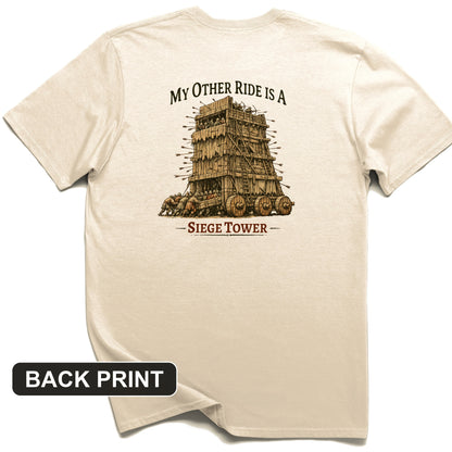 Other Ride Siege Tower Back Print T-Shirt