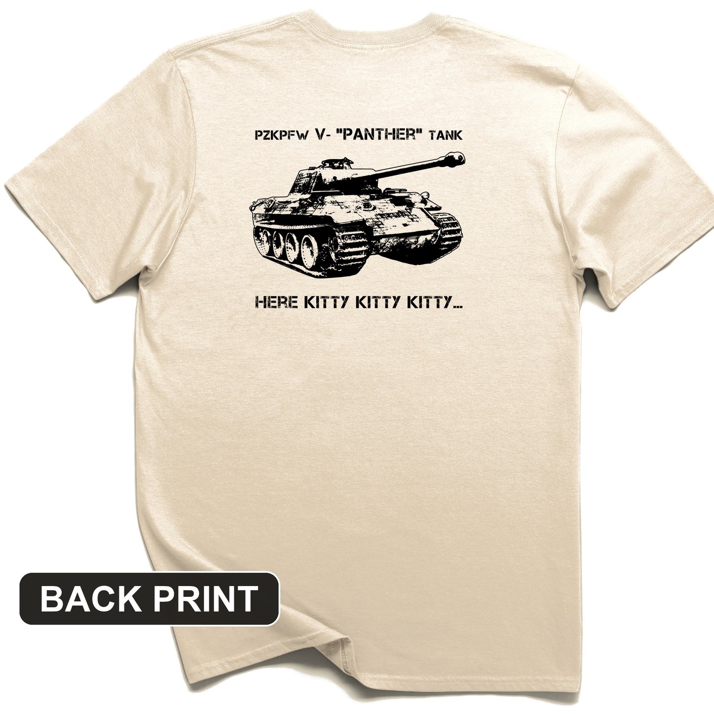 Panther Back Print T-Shirt