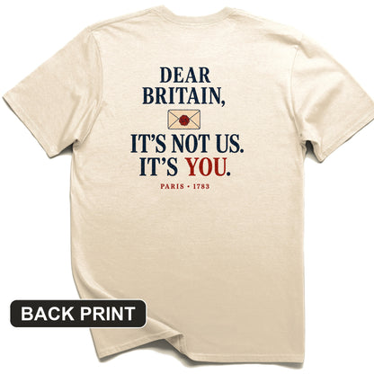 Paris 1783 Back Print T-Shirt