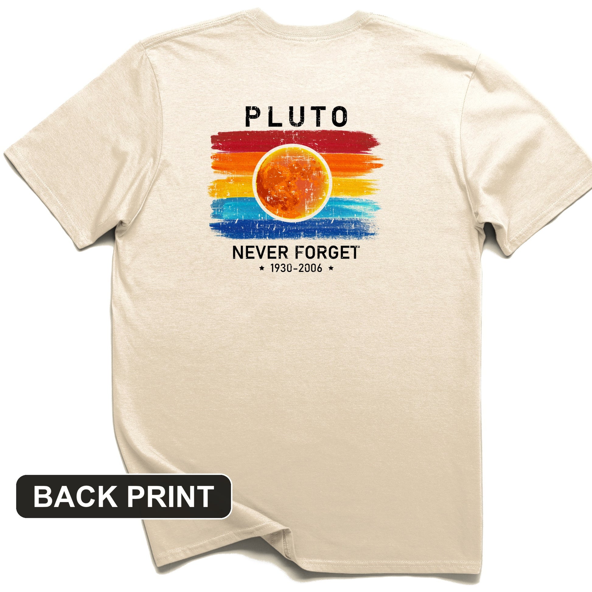 Pluto Never Forget Back Print T-Shirt