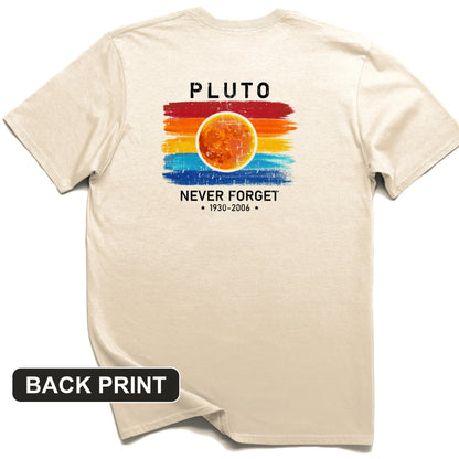 Pluto Never Forget Back Print T-Shirt