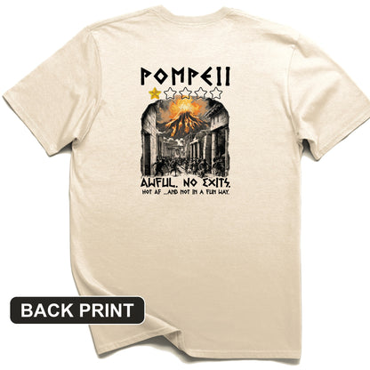 Pompeii 1 Star Back Print T-Shirt
