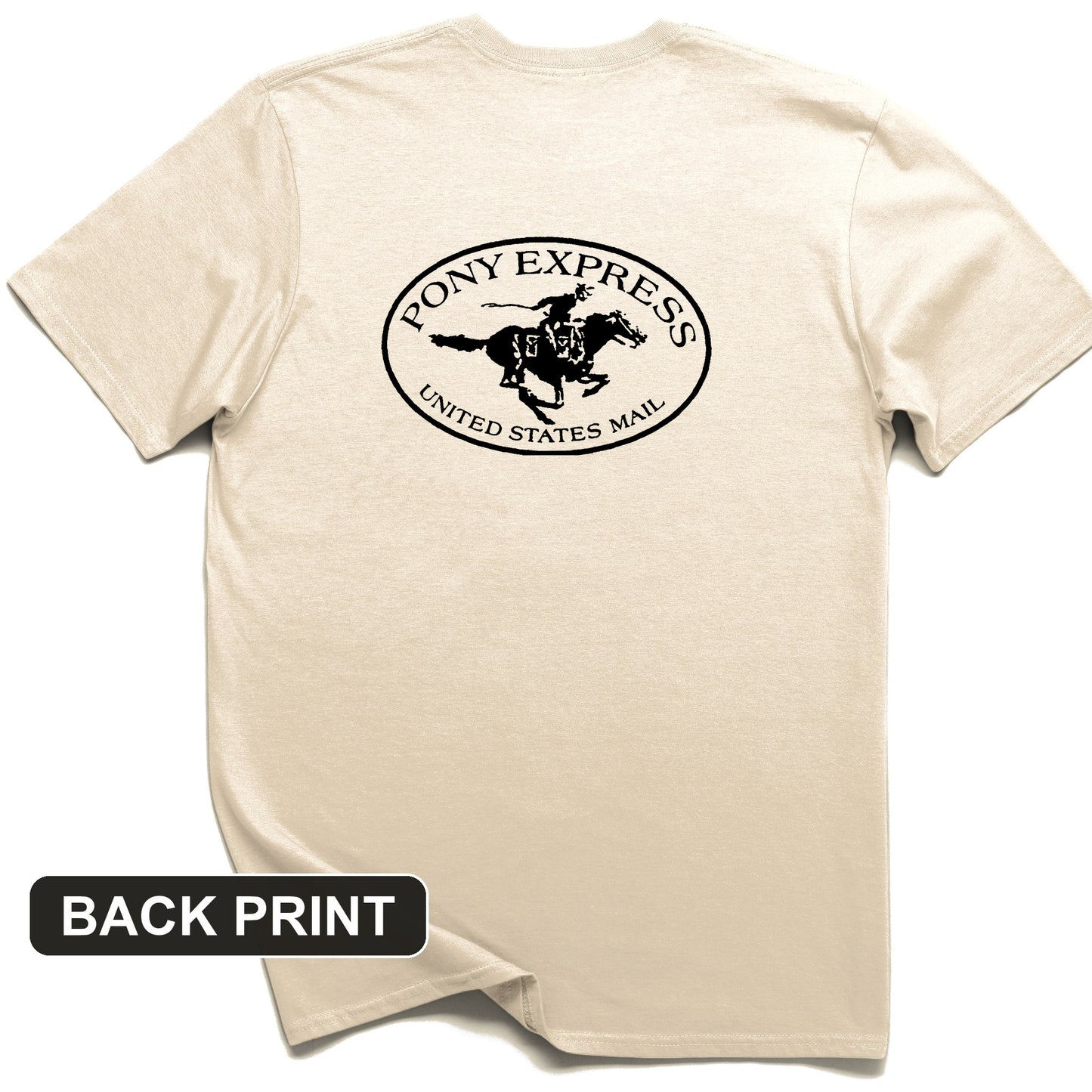 Pony Express Back Print T-Shirt
