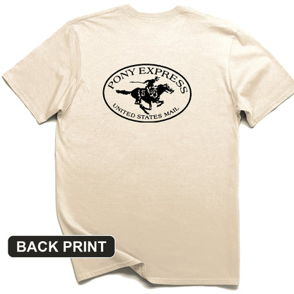 Pony Express Back Print T-Shirt