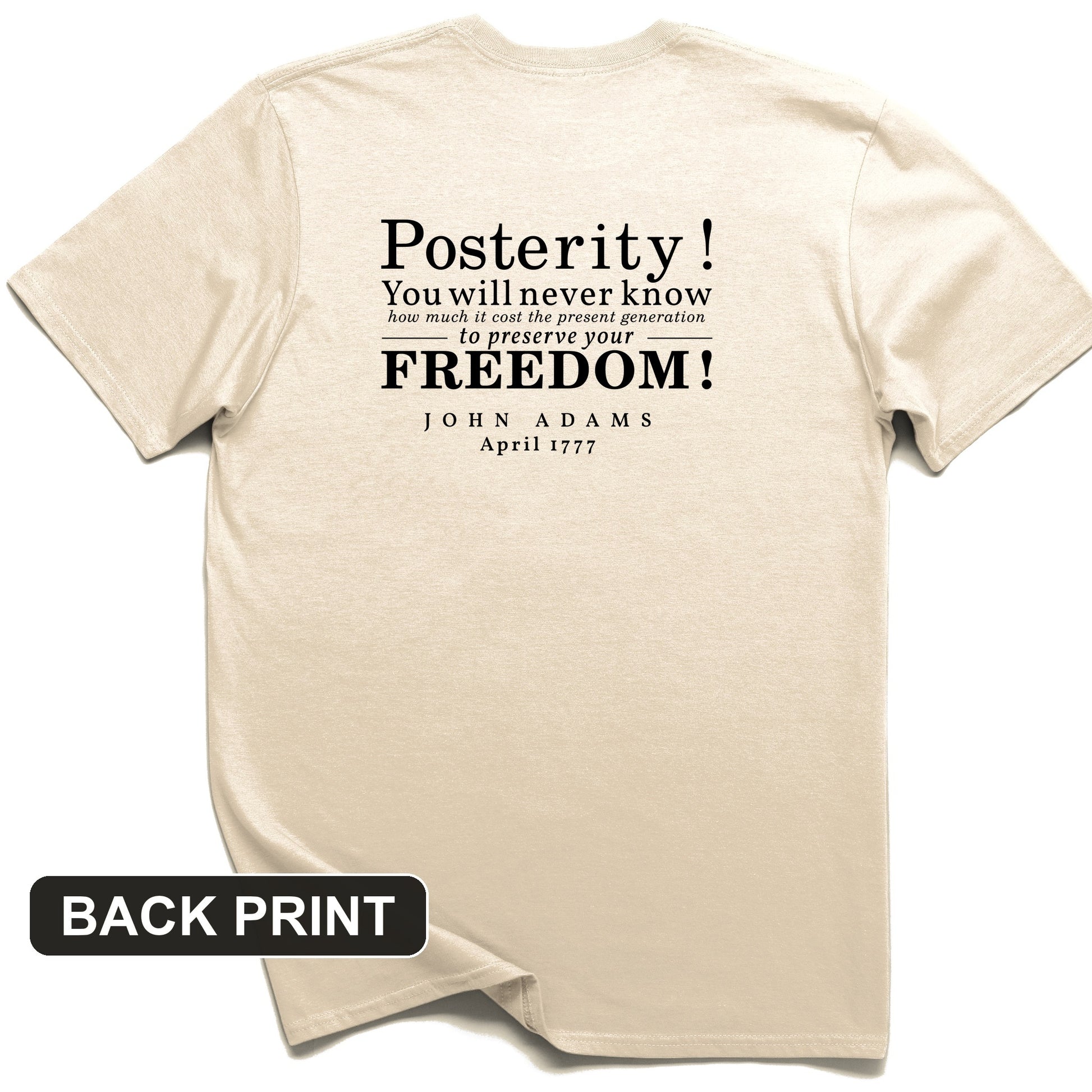 Posterity Back Print T-Shirt