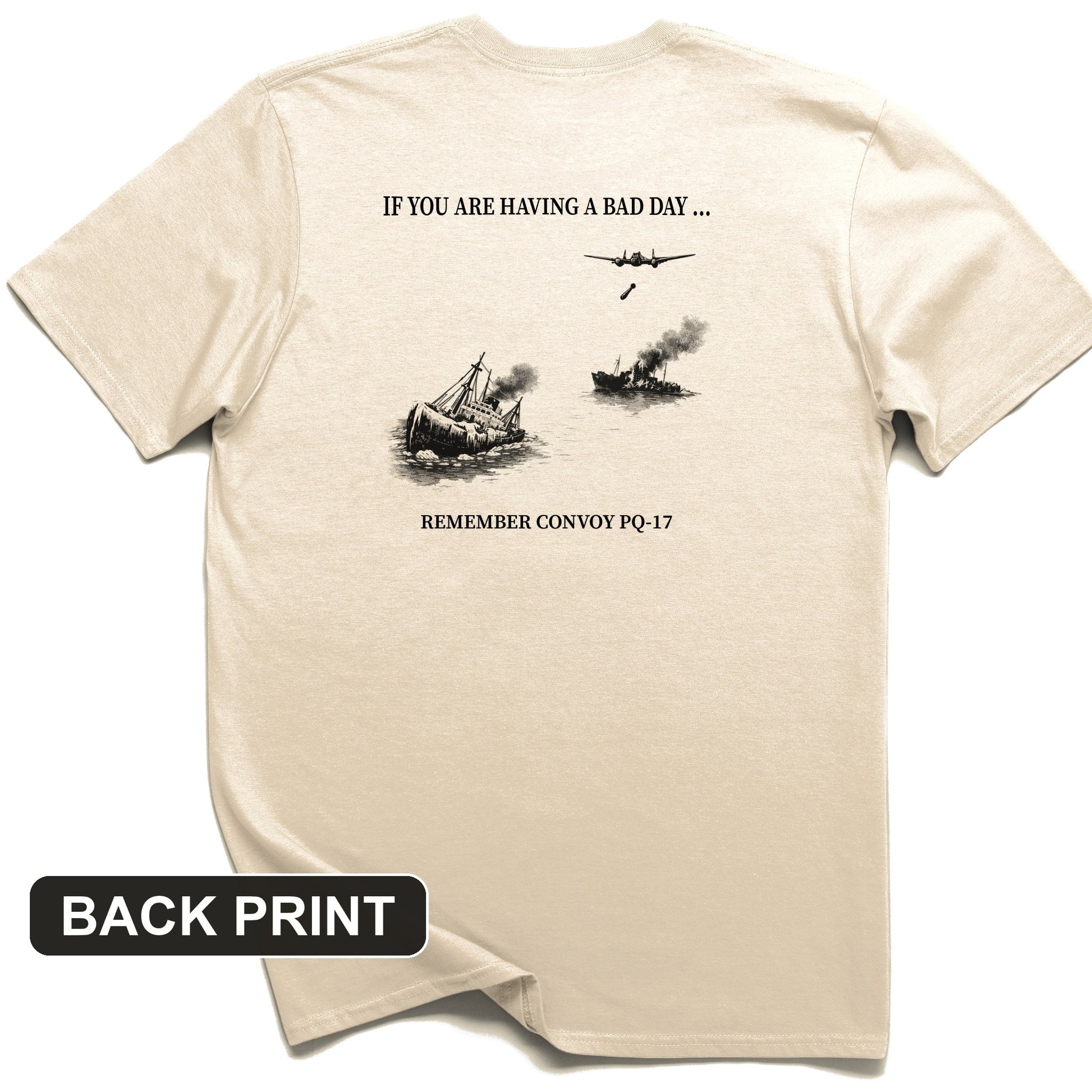Pq-17 Back Print T-Shirt
