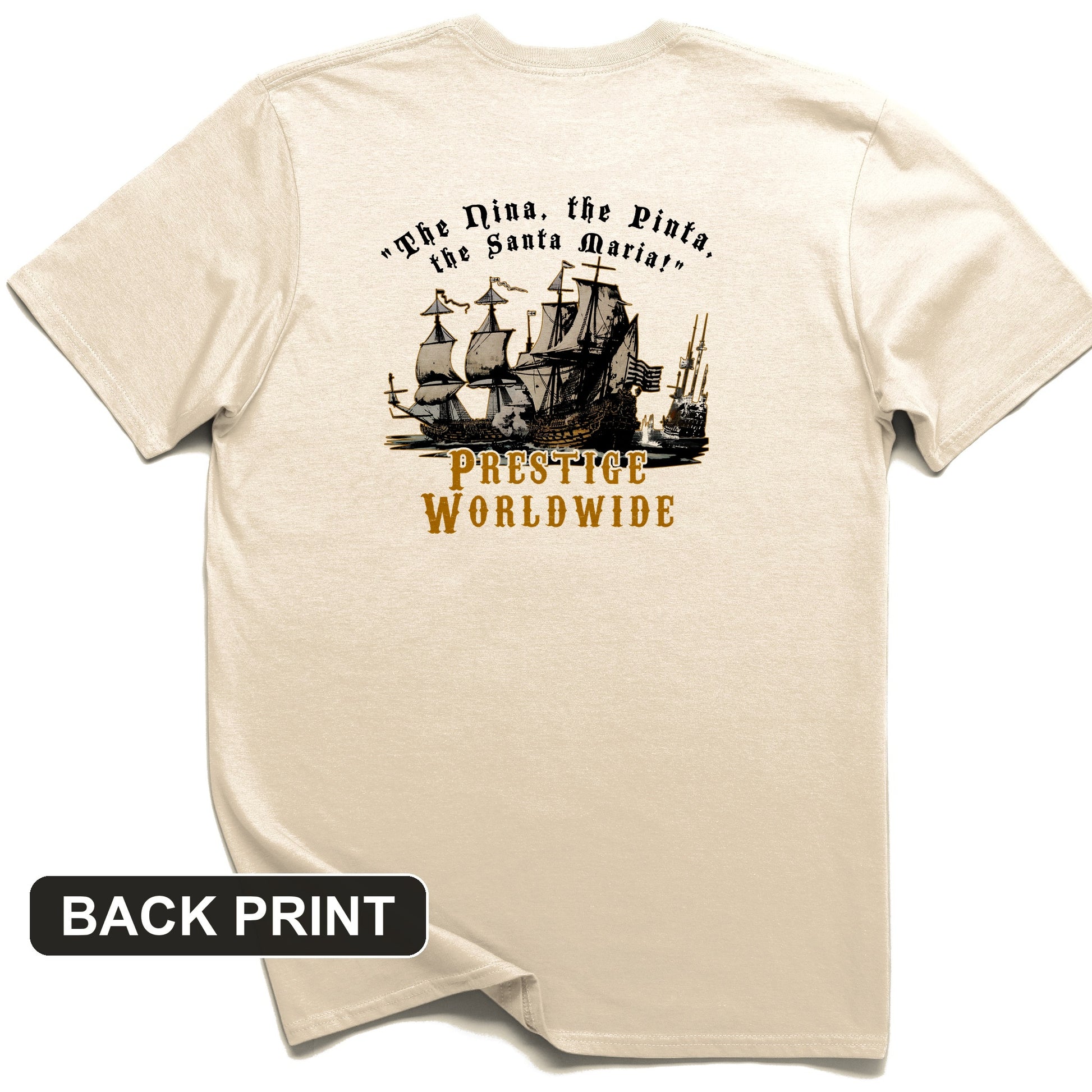 Prestige Worldwide Back Print T-Shirt