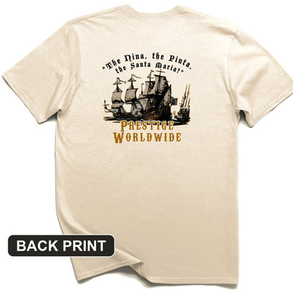 Prestige Worldwide Back Print T-Shirt